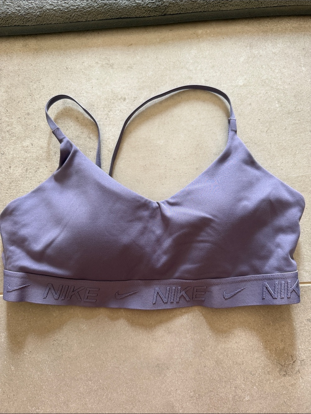 Nike Lavender Purple Light-Support Bralette